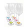party wine glass markers silicone glass clip