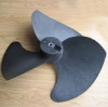 plastic axial impeller,580mm air source heatpump fan blade