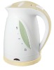 plastic cordless kettle 1.7 Litre with green water guage