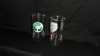 plastic double wall cup with straw and lid- 16OZ/21OZ