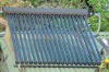 pressurized solar collector with heat pipe in  vacuum tube