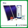 pressurized split flat panel solar water heater