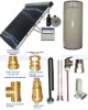 pressurized split solar water heating system
