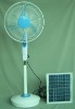 professional solar battery operated rechargeable portable fan