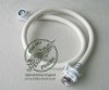 pvc washine machine inlet hose,inlet pipe with Steel connector