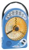 rechargeable emergency fan with led light