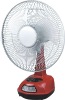 rechargeable emergency light fan