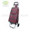 recycle leisure foldable polyester supermarket newest luggage travel pinic hand shopping trolley bag cart case with wheels