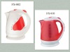 red and white cordless kettle (1.8L,1.7L)