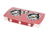 red glass gas stove