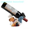 resin material wine bottle holder for home decoration