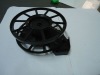 retractable cable reel for rewinder and barbecure grill