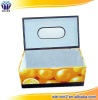 royal luxury leather storage box for tissues
