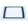 sell range hood glass with different holes and color silkscreen