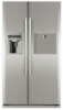 side by side refrigerator with ice maker and minibar
