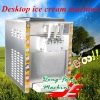 silver white counter top ice cream tool,soft ice cream machine