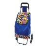 six wheels folding luggage shopping trolley bag with seats cart with climbing stair wheels