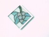 small piece of leafes pattern tiffany plaque