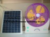 solar Fan with spot light