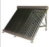 solar collector with copper heat pipe