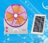 solar power cooling fan with radio