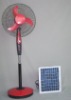 solar rechargeable fan SF-12V16C 16INCH