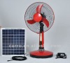 solar rechargeable table fan CE-12V16A