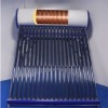solar water heater with heat exchanger copper coil