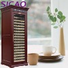 solid wood wine cabinet with humidity control for wine