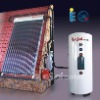split pressurized solar heater