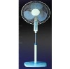 square  base Electric Stand Fan 16" with 3speed control & light--SF-16DPE