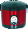 stainless steel colored pattern rice cooker
