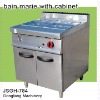 stainless steel cooking equipment, bain marie with cabinet