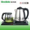 stainless steel cordless electric kettle for tea making