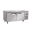 stainless steel counter table refrigerator