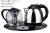 stainless steel electric kettle with tea pot LG118