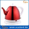 stainless steel electric red kettle