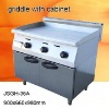 stainless steel gas griddle, griddle with cabinet