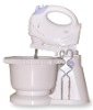 stand mixer with bowl plastic white