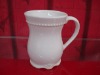 stock porcelain milk mug