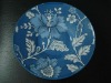 stocklots porcelian handpainted plate