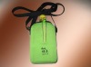 strap and zipper closure, large bottle green tea, neoprene bottle bag