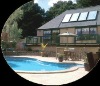 swimming pool heating solar panels