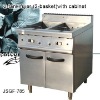 tank fryer (2-basket)with cabinet