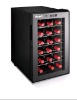 thermoelectric wine chiller with 18 bottles