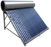 unpressurized solar thermal energy water heater for rooftop