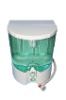 white and green color high quality and warranty 1 year table top type ro water filter