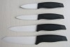 white blade 4 pcs ceramic knife set