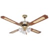 white color 52" Electrical Decorative Ceiling Fan