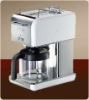 white drip coffee maker machine
